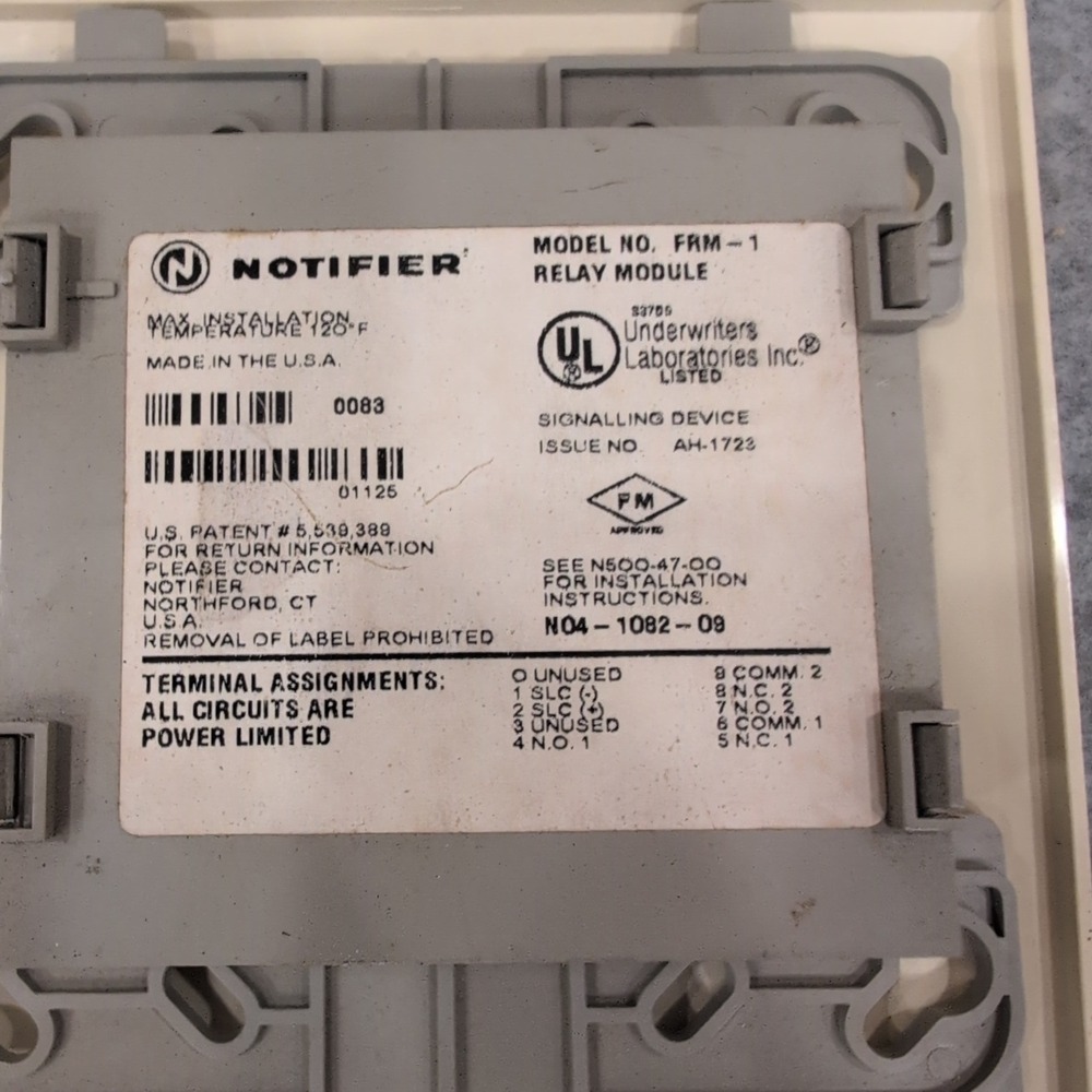 Notifier FRM-1 Relay Module and FMM-1 Monitor Module Fire Alarm System Set - Picture 2 of 4